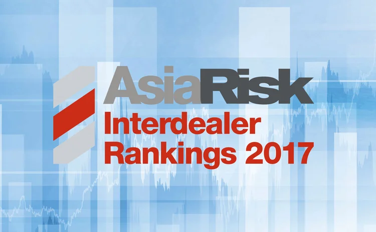 Image of Asia Risk interdealer rankings 2017