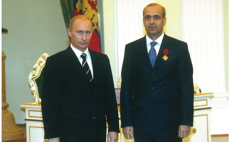 Igor Yusufov with Putin