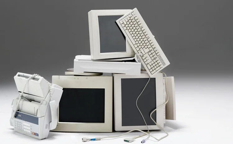 Photo of old computers