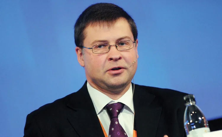 Valdis Dombrovskis of the European Commission