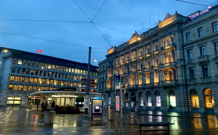 Credit Suisse and UBS buildings in Zurich