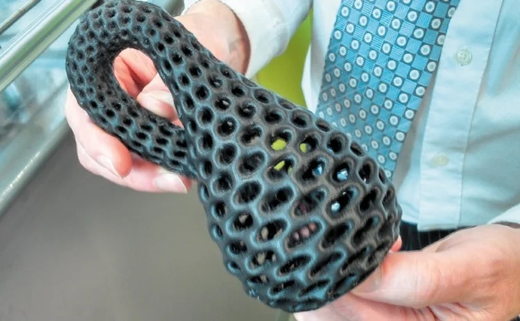 Intricate object printed by Velleman 3D printer